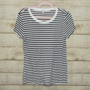 Splendid Striped Sheer Tee Size Medium